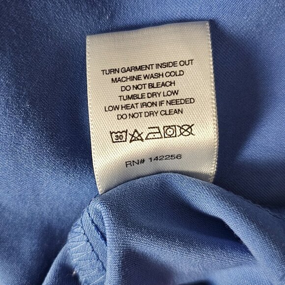 Figs Catarina One-Pocket Blue Scrub Top - Picture 8 of 8